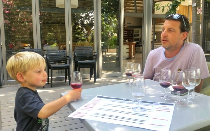 Family friendly wine tasting in South Africa