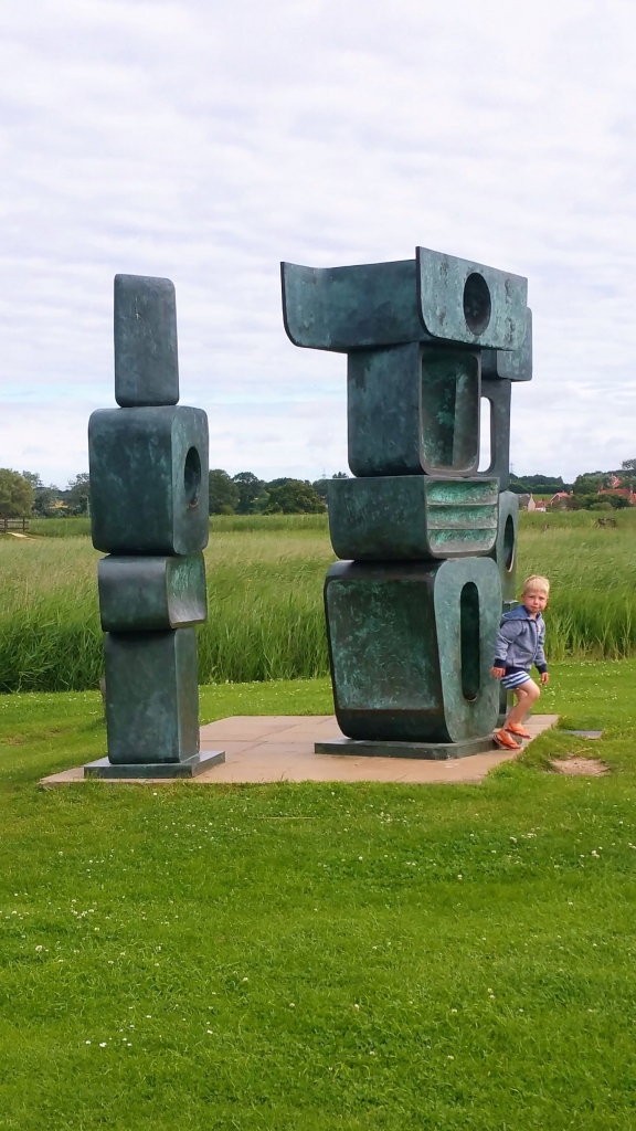 One of the many outdoor sculptures in the grounds of Snape Maltings