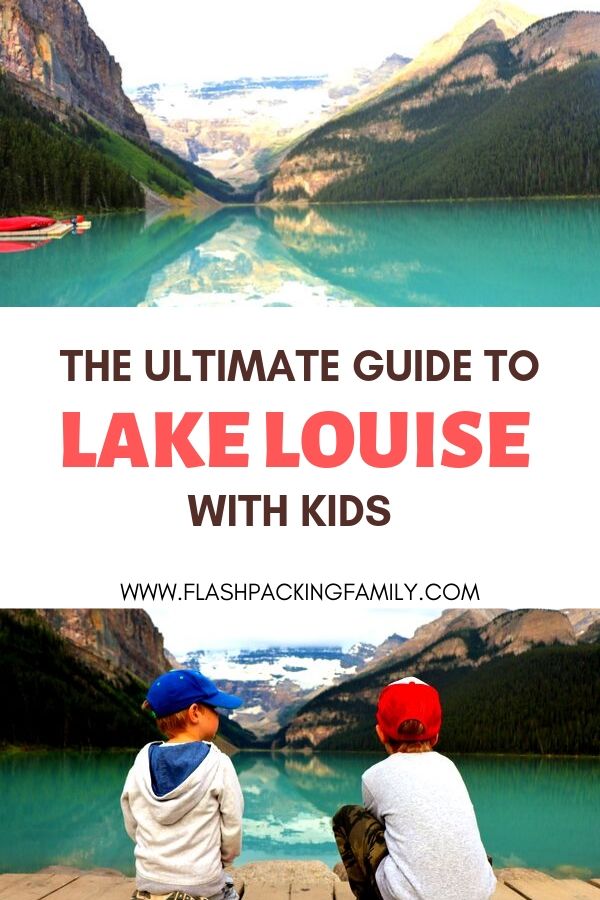 Lake Louise with kids