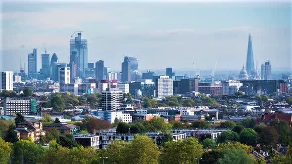View from Parliament Hill for view over London