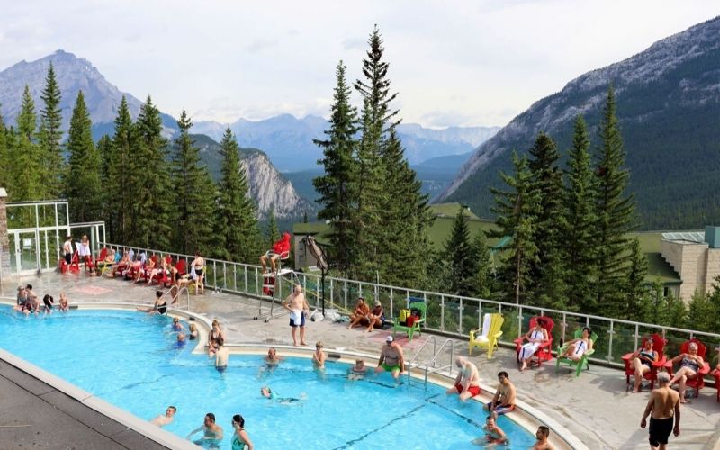 Banff Upper Hot Springs in Banff Town.