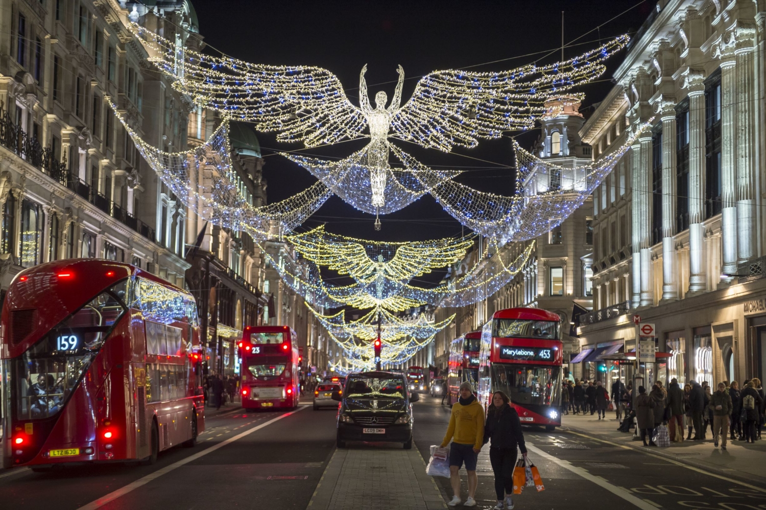 trips to london at christmas