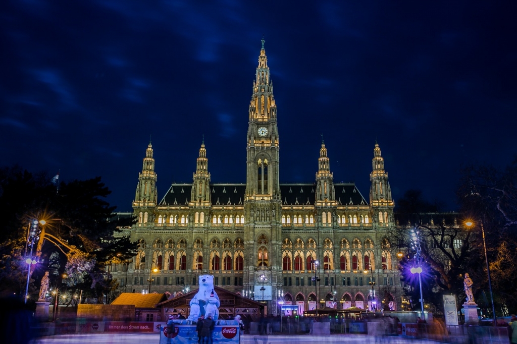 Christmas market in Vienna