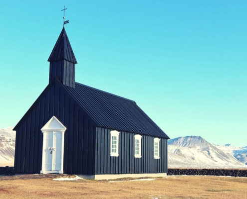 Black Church Snaefellsnes Peninsula