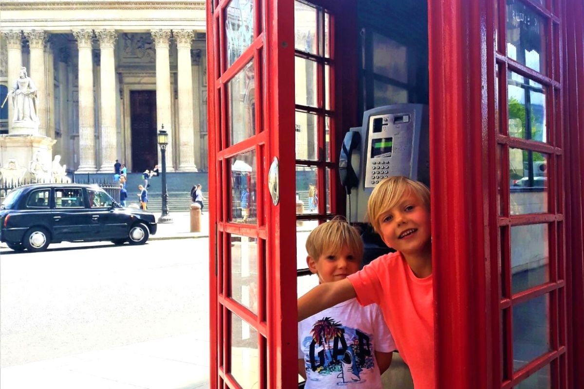 London phone box