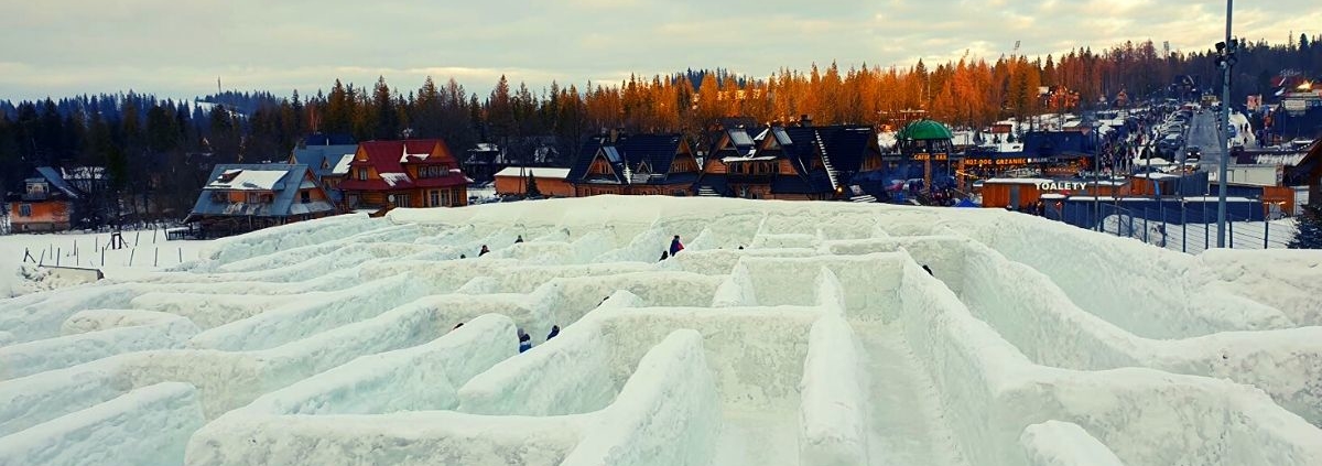 The Snowlandia Maze in Zakopane