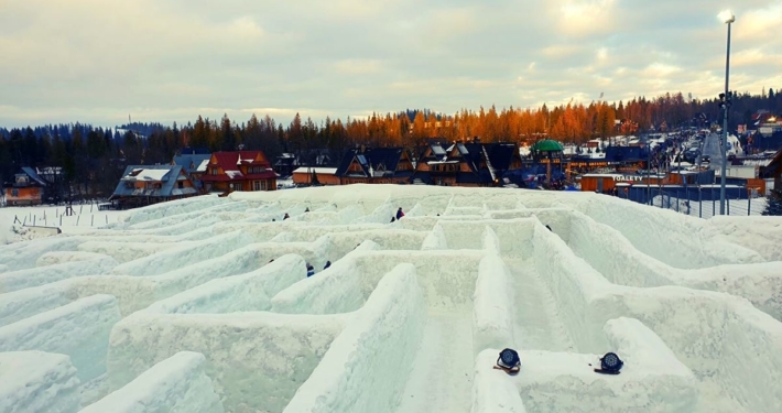 The Snowlandia Maze in Zakopane