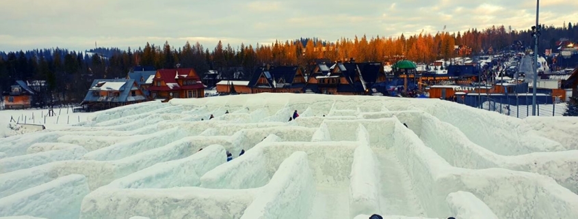 The Snowlandia Maze in Zakopane