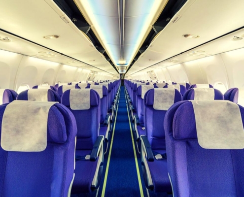 Empty aeroplane