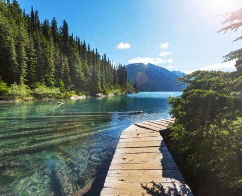 The Stunning Garibaldi Lake near Whistler