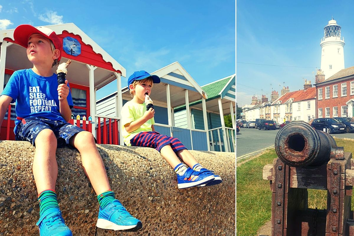 15 Fun Things to do in Suffolk with Kids 16 Enjoying ice creams on the seafront at Southwold
