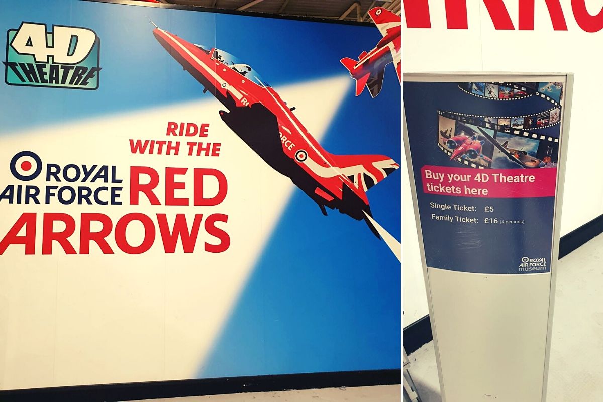 Red Arrow Ride at the RAF Museum London