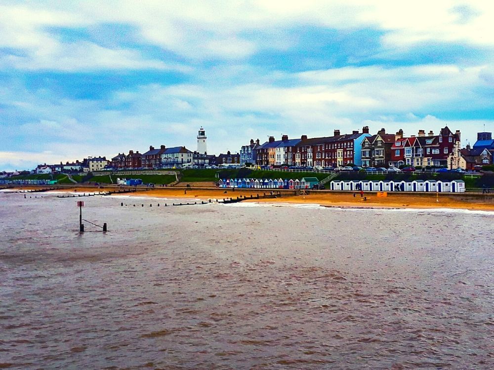 View of Southwold Beach from Southwold Pier