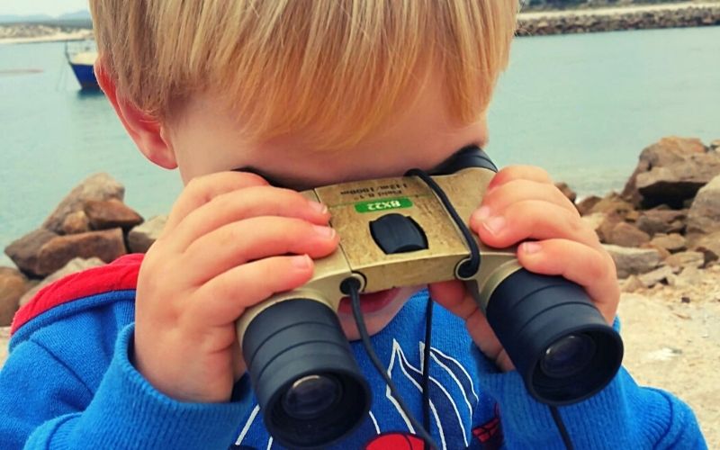 Binoculars Christmas gift ideas for kids who travel