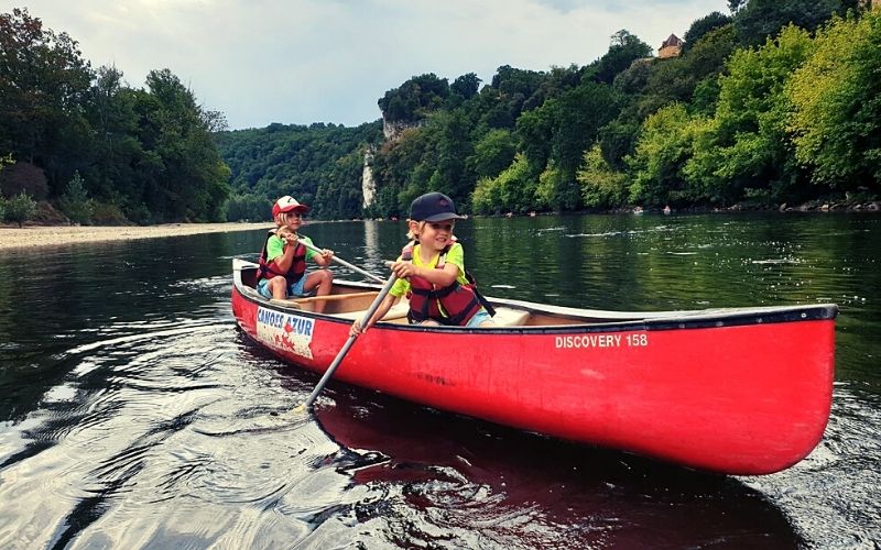 Canoeing in the Dordogne