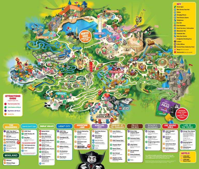 Legoland Windsor Map