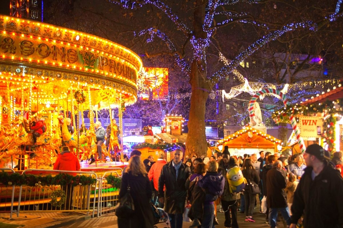 Leicester Square Christmas Market 