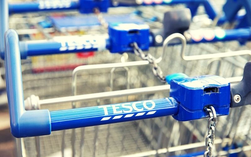 Tesco trolleys