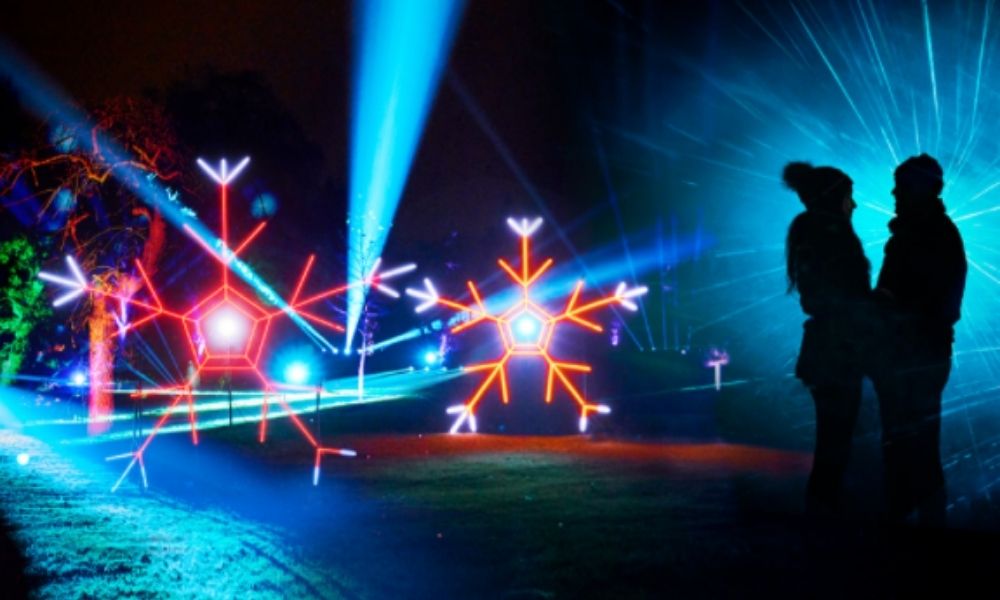 Dunham Massey Illuminated Light Trail