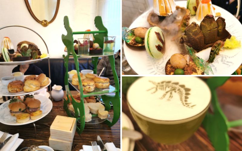 Jurassic Afternoon Tea for kids in London at The Ampersand Hotel in South Kensington.