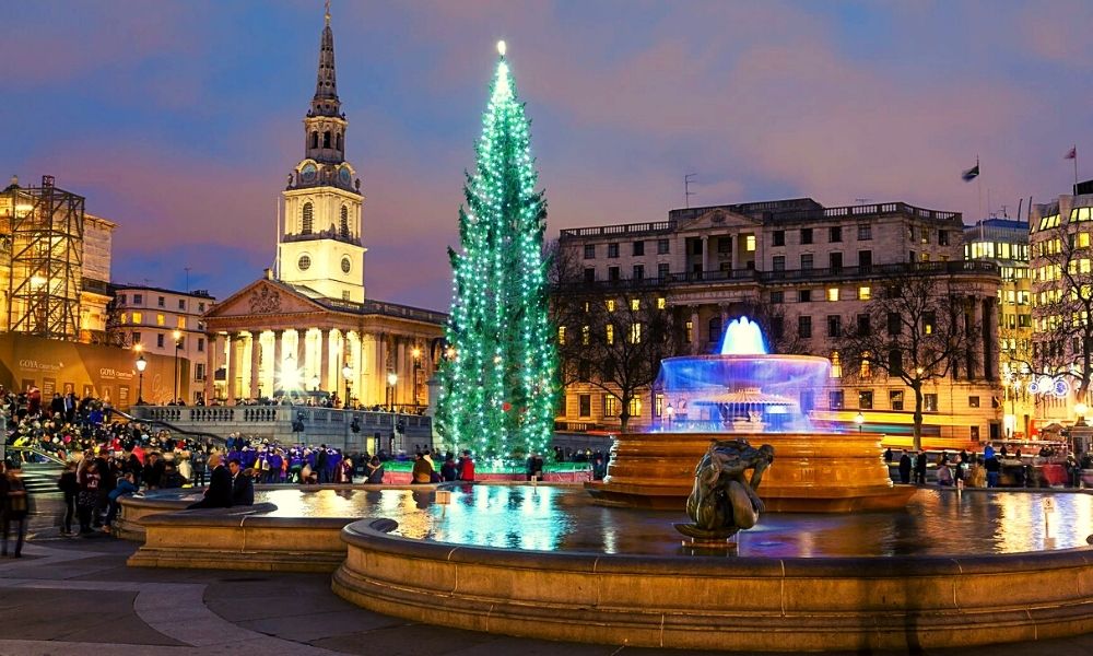 The Trafalgar Square Christmas Tree