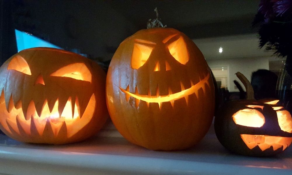 carved pumpkins