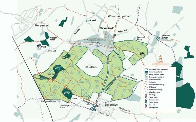 Heartwood Forest map