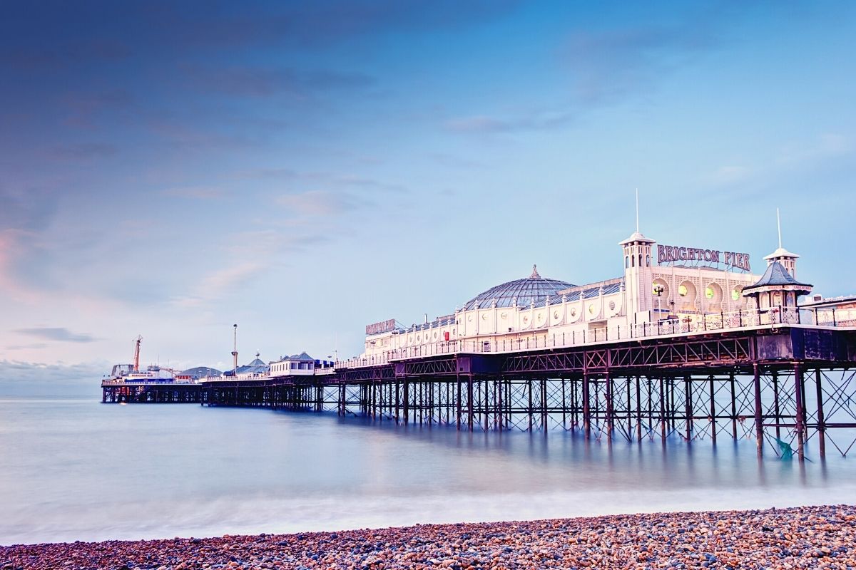 Brighton Pier in Brighton.