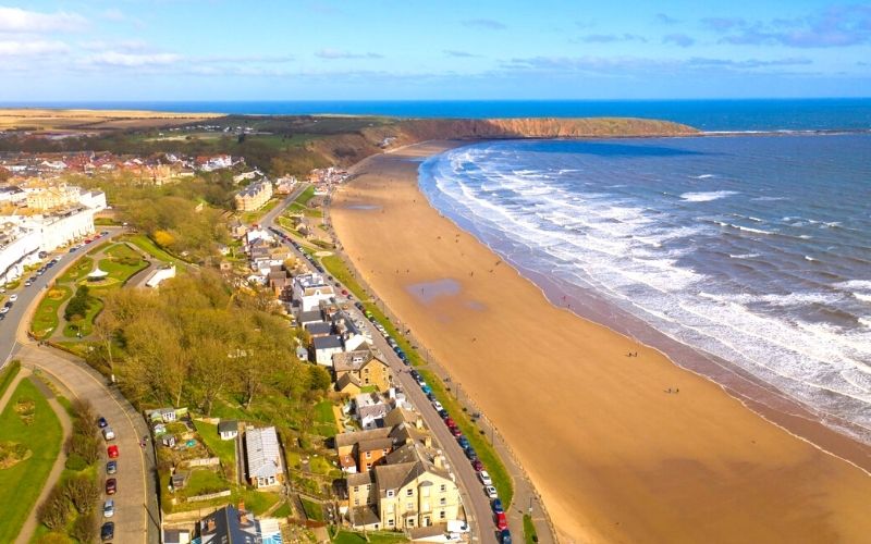Filey Beach in Yorkshire