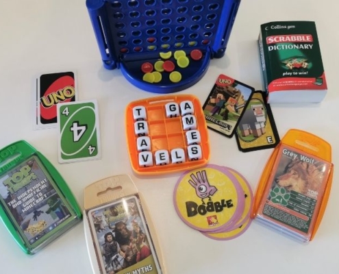 Travel games for kids.