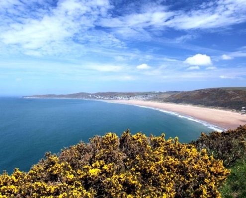 Woolacombe beach in North Devon.