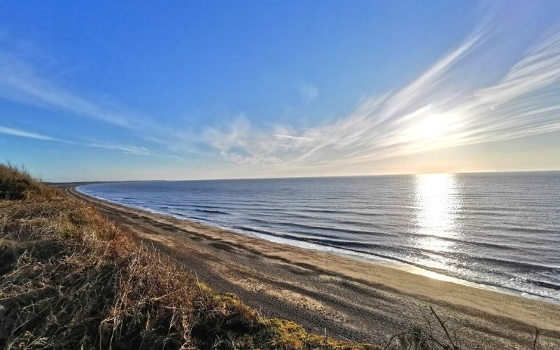 Dunwich Beach at sunrise.