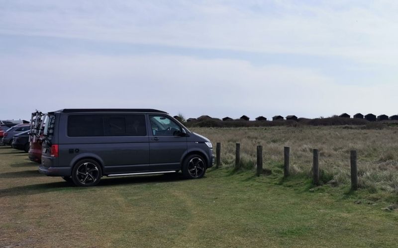 Cliff Field Car Park in Walberswick.