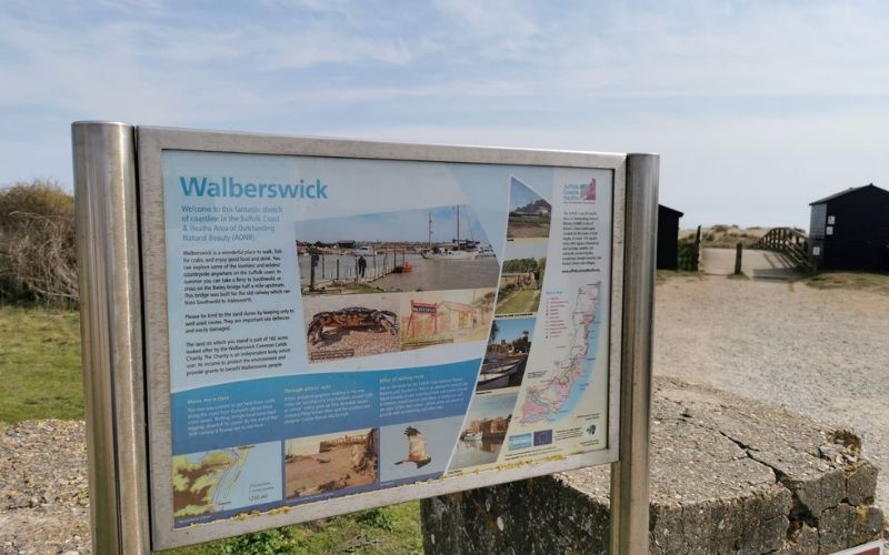 Walberswick sign.