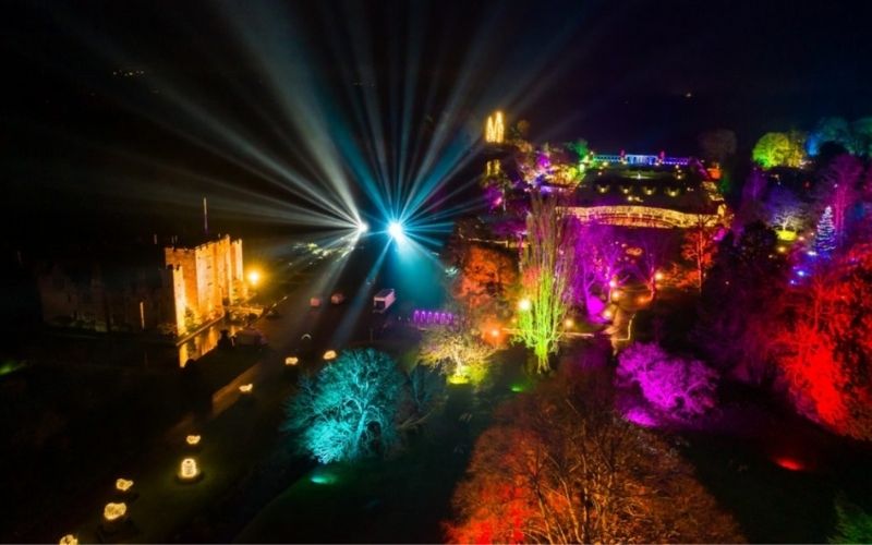 Christmas Light Trail at Hever Castle.