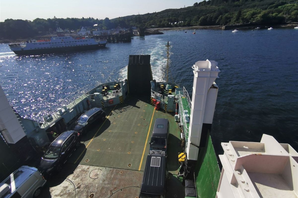 Ferry from Armadale on Skye to Mallaig.