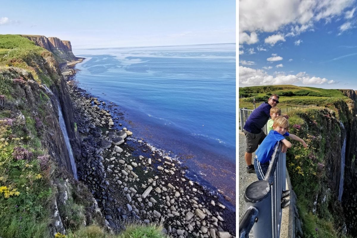 Kilt Rock and Mealt Falls on the Isle of Skye