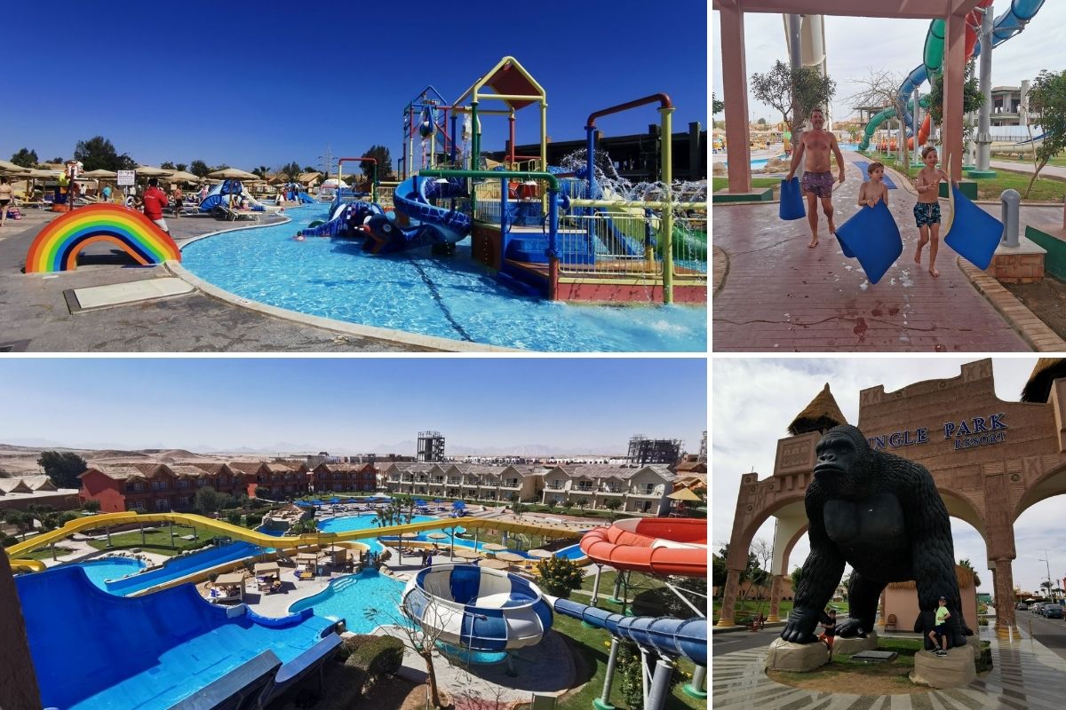 Jungle Aqua Park in Hurghada.