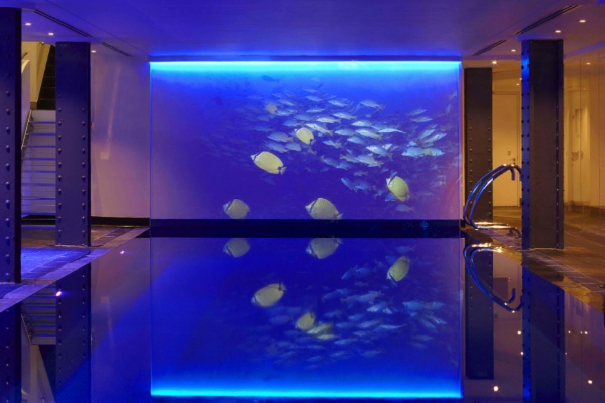 The pool area at One Aldwych.