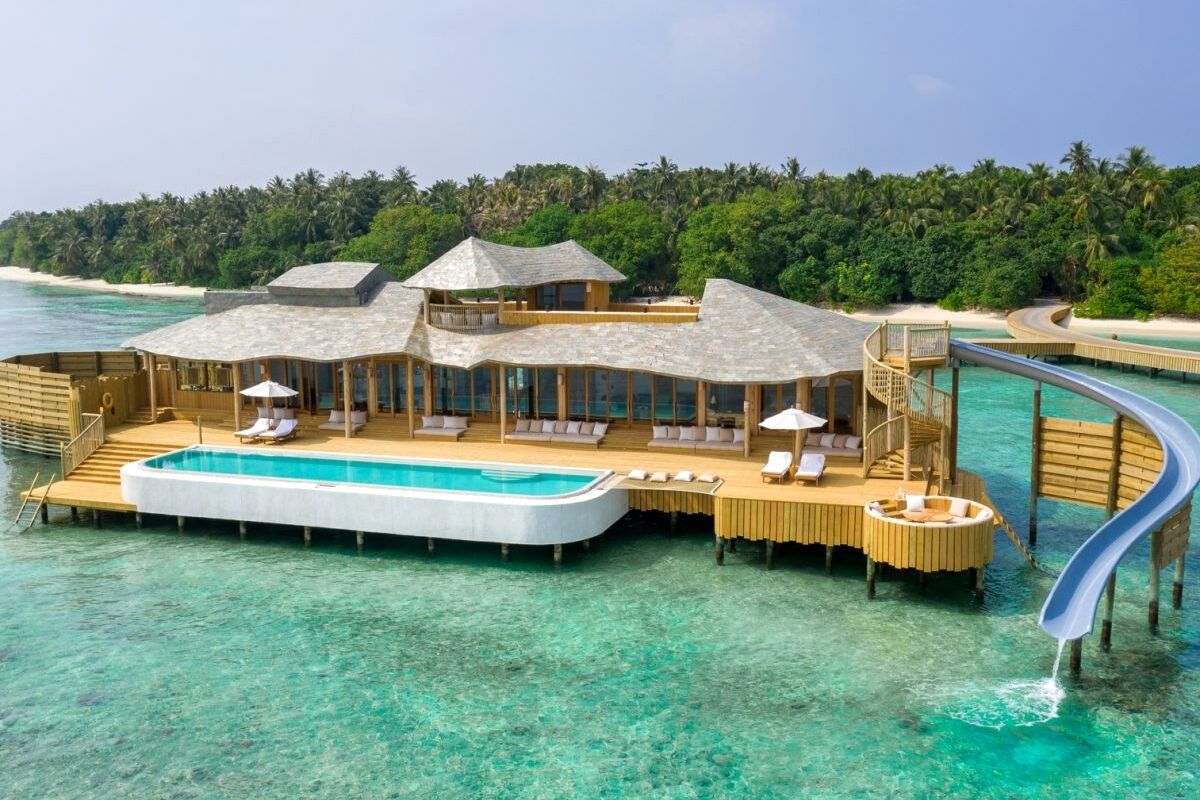 2 bedroom water retreat at Soneva Fushi - one of the best family resorts in the Maldives.