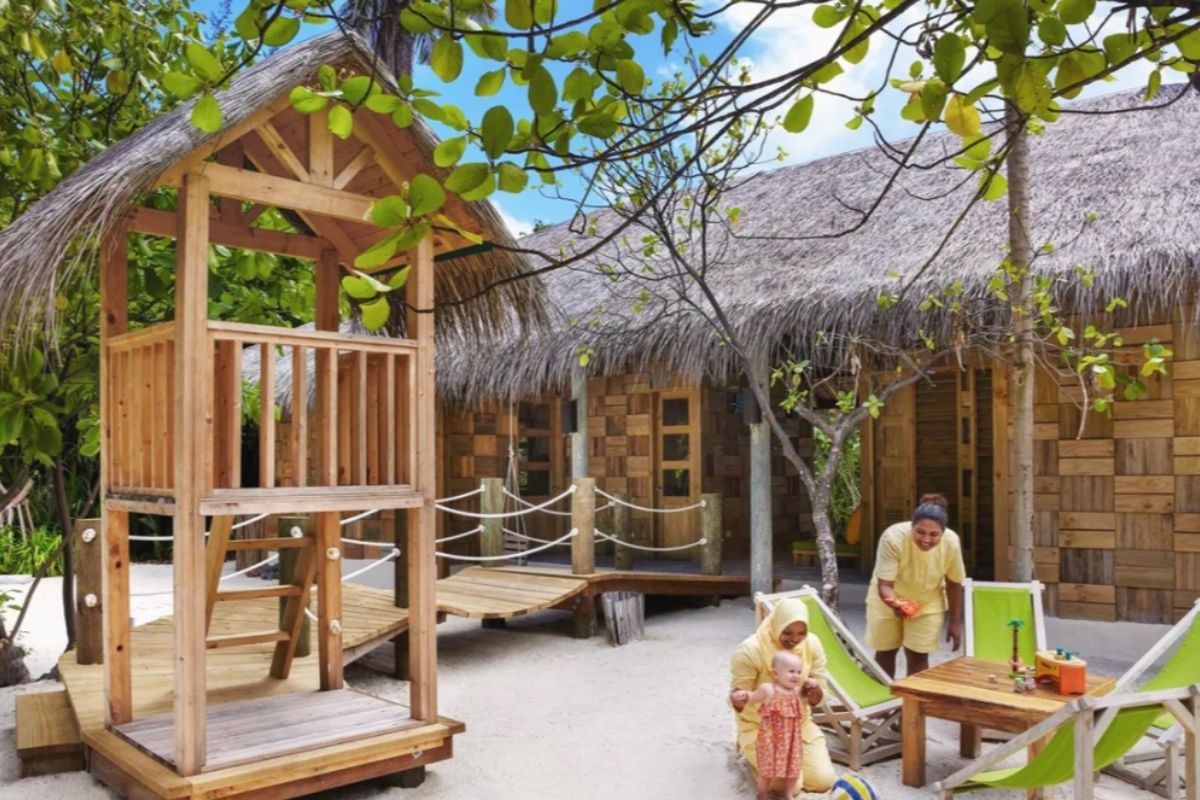 The Den Six Senses Laamu Kid's Club - one of the best family-friendly resorts in the Maldives.