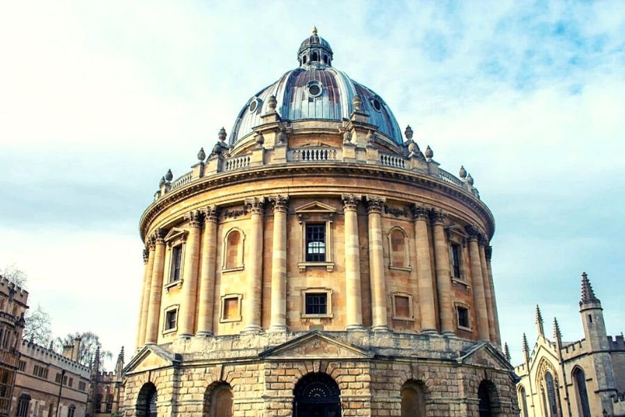The Radcliffe Camera at Oxford University in Oxford.