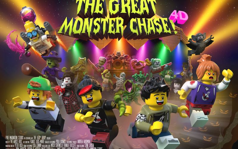 The Great Monster Chase at Legoland Windsor at Halloween.
