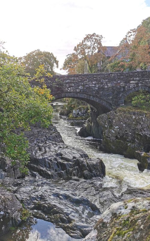 Pont-y-Pair Bridge in Betws-y-Coed in North Wales.