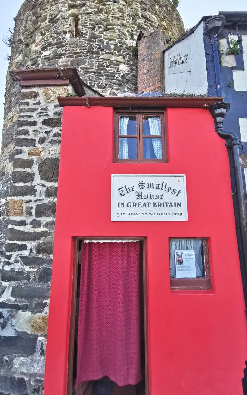 The Smalleset House in Great Britain in Conwy in Wales.