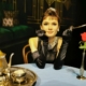 Waxwork figure of Audrey Hepbourn at Madame Tussauds in London.