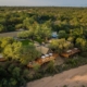 Aerial view of Thornybush Game Lodge for our complete Thornybush Game Lodge review.