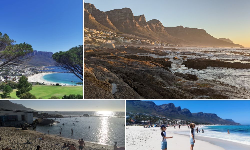 Images of the coastline along the Atlantic Seabord in Cape Town.