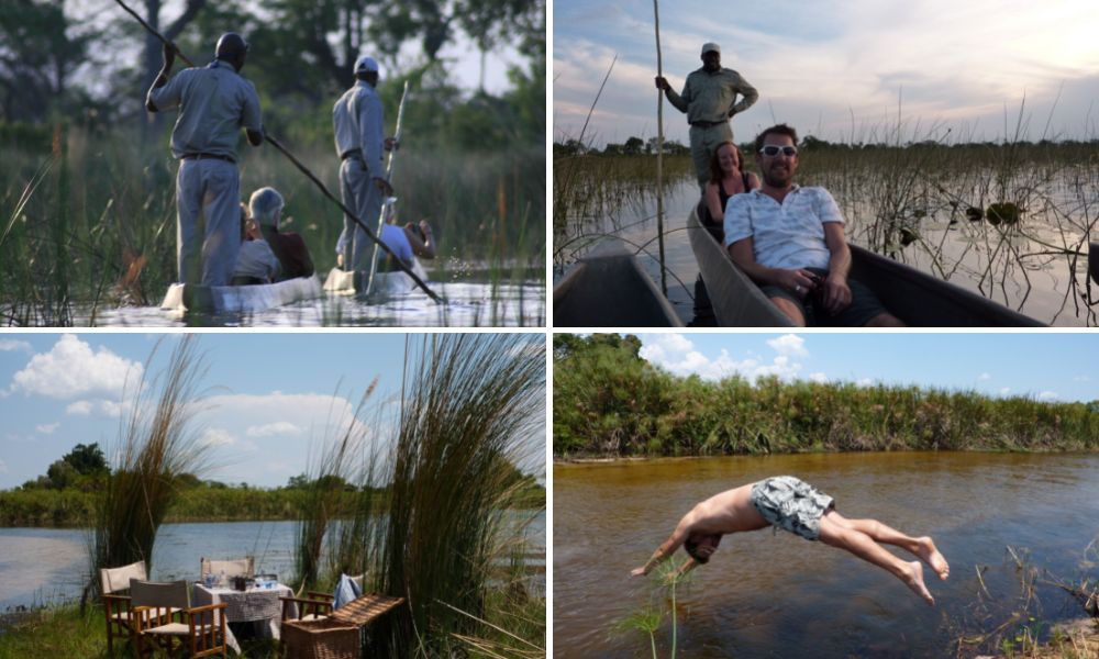 Images taken during a mokoro safari in the Okavango Delta in Botswana - one of the best safaris in Africa we've every experienced.