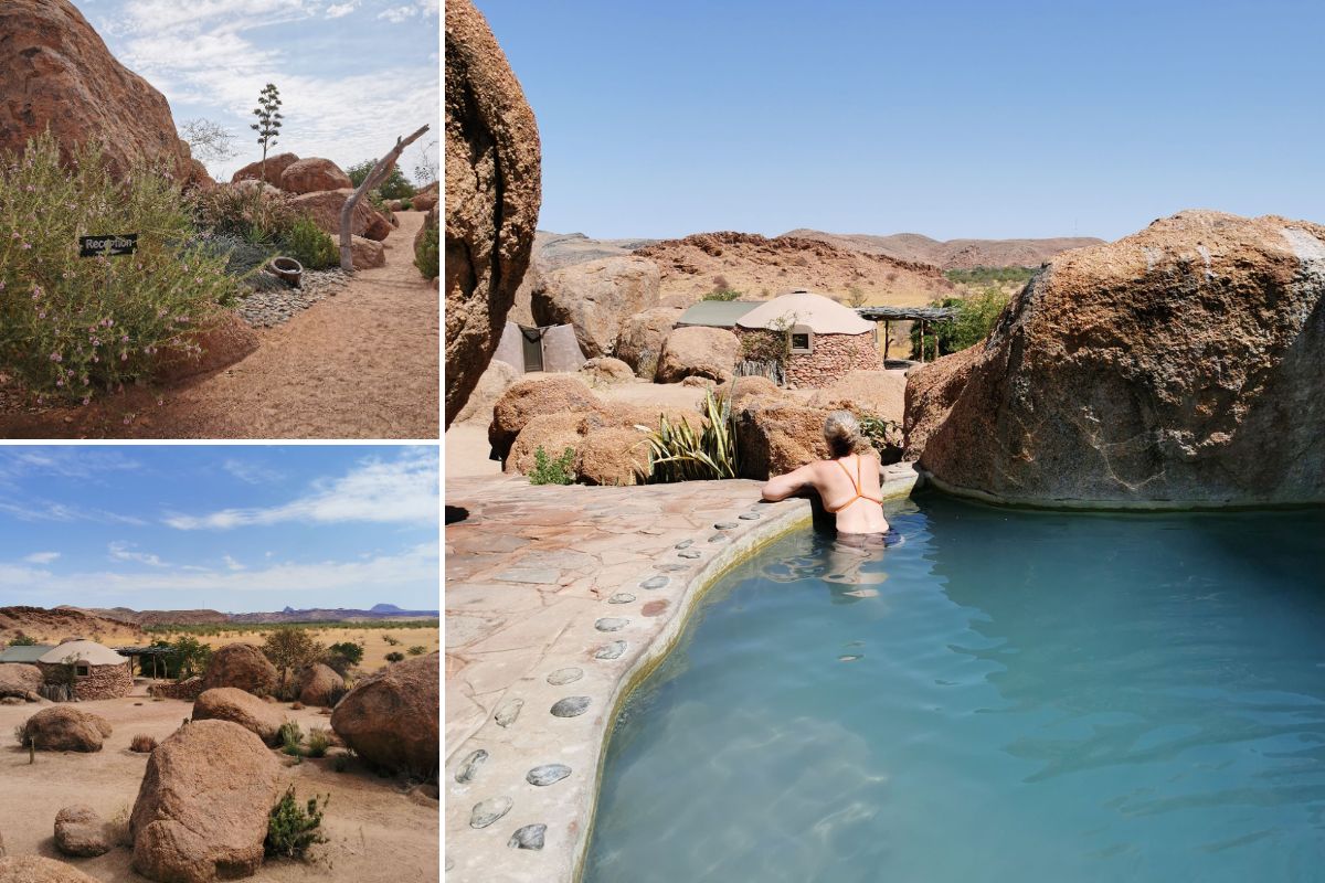 Images of Camp Kipwe in Damaraland in Namibia.